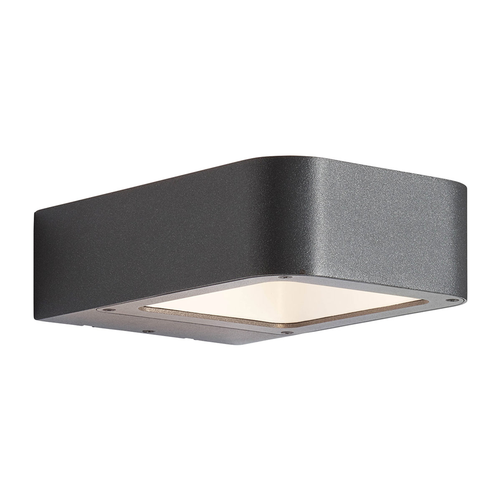 AEG Phelia LED outdoor wall light, aluminium, acrylic, 6 W, energy efficiency: A+, W: 12 cm, H: 5 cm