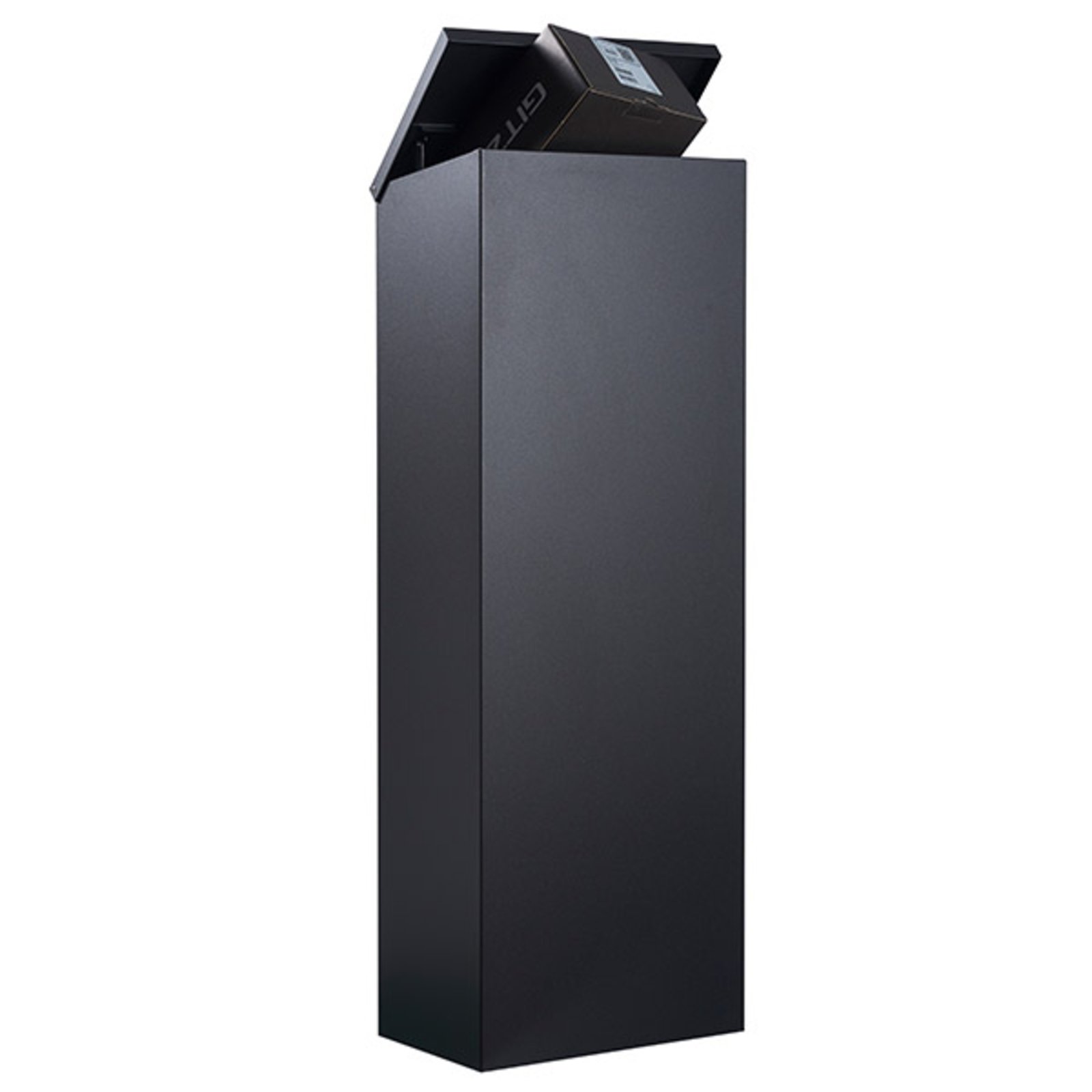 Free-standing letterbox Allux 600S-B black