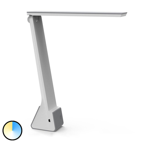 MAULseven LED-skrivebordslampe med batteri
