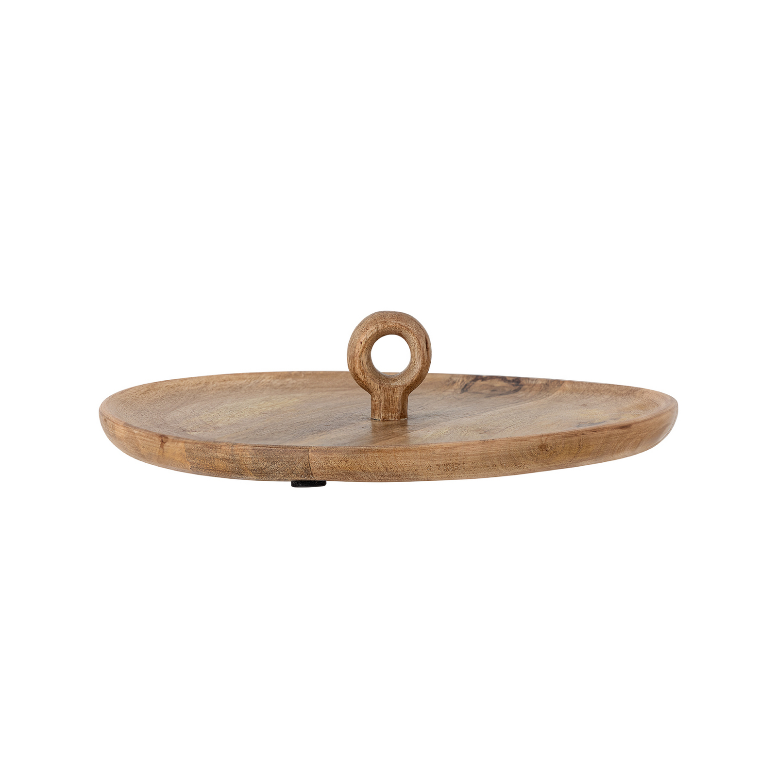 Podnos Nonnie, tmavé drevo, Ø 35 cm – Bloomingville