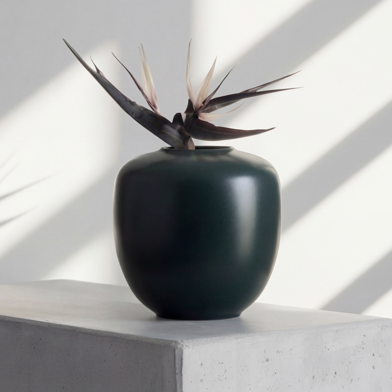 Sunao Vase, dunkelgrün, Höhe 30 cm, Keramik - 101 Copenhagen