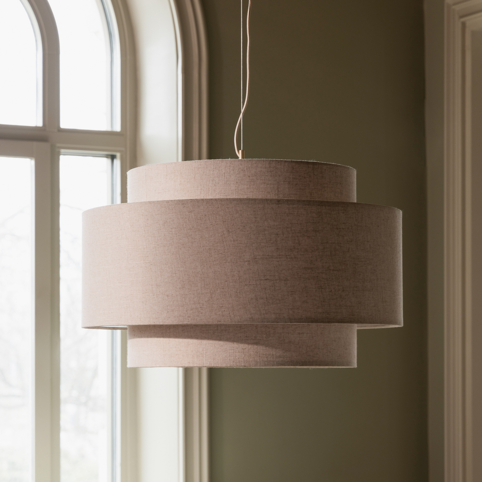 Globen Lighting hanglamp Noah Bouclé, Ø 70 cm, beige Globen Lighting hanglamp Noah Bouclé, Ø 70 cm, beige
