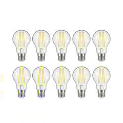 LED-filamenttilamppu E27 3,8W 830 806 lm, 10 kpl
