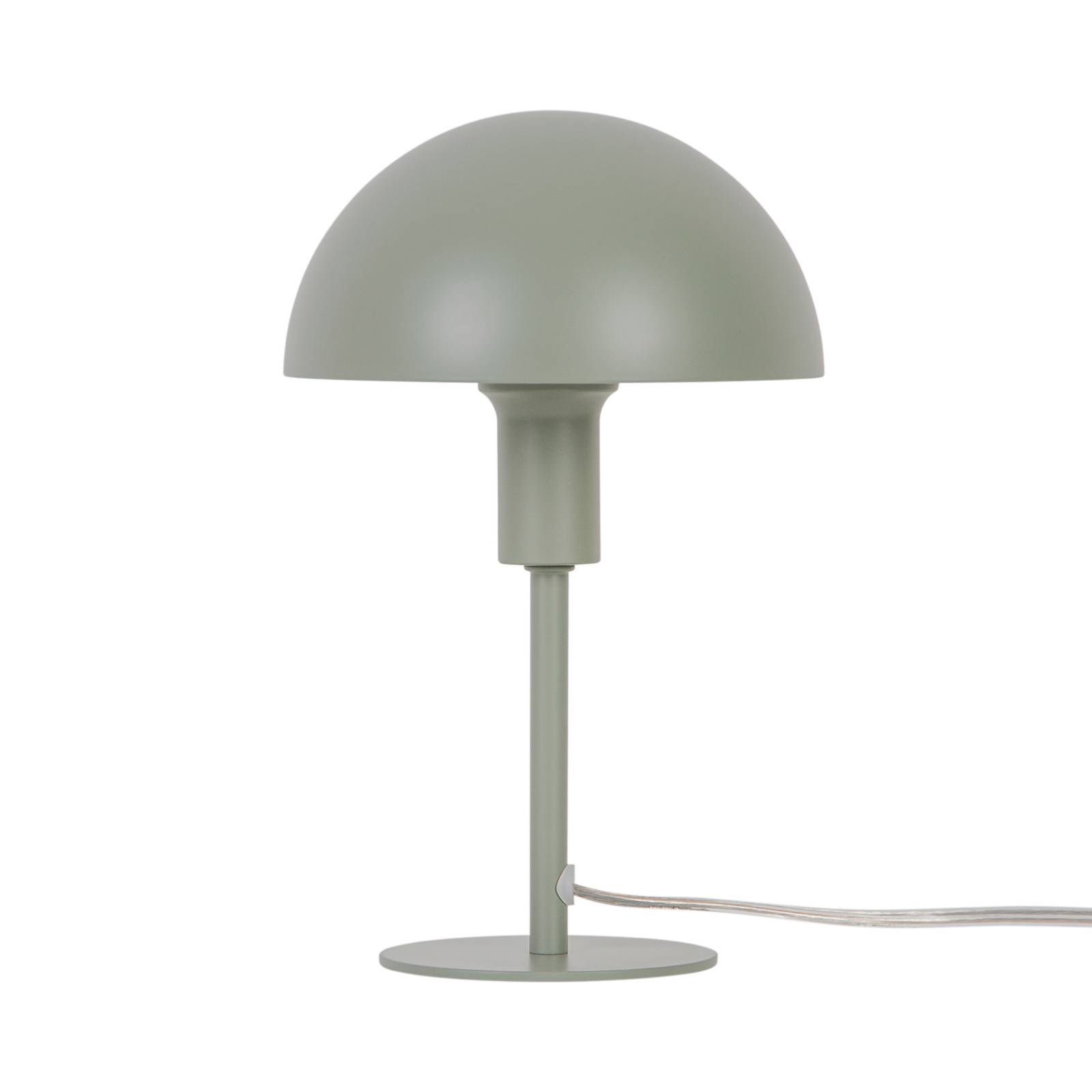 Ellen Mini bordlampe af metal støvet grøn