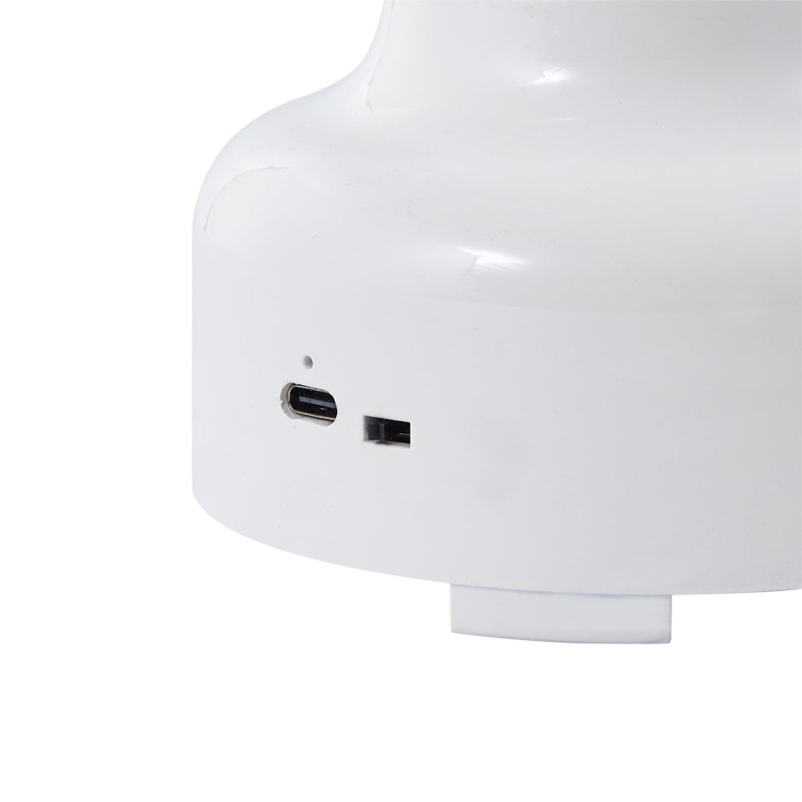 Mist draagbare tafellamp wit/transparant - Nola