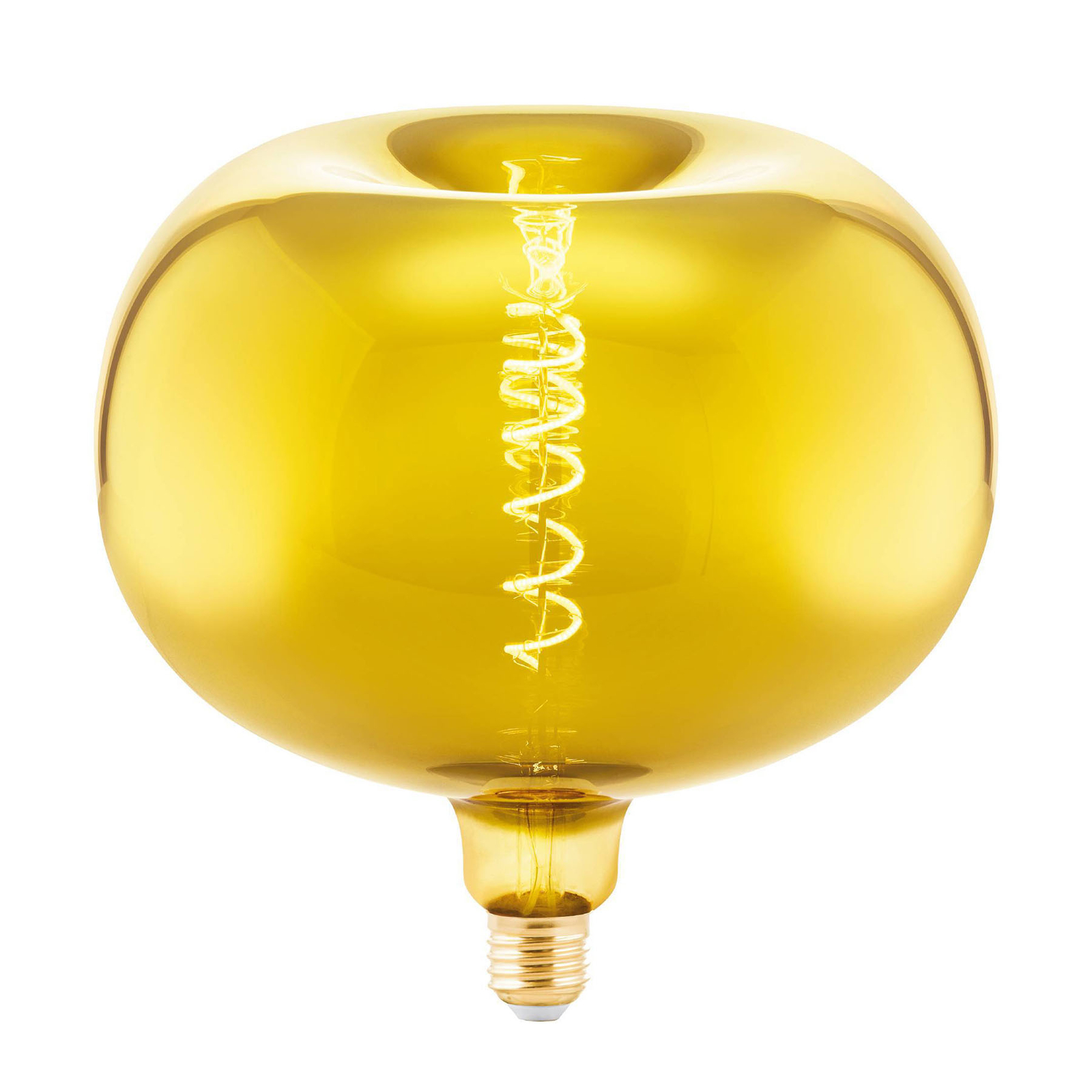 LED-Lampe E27 4W Big Size Apfelform Filament gold