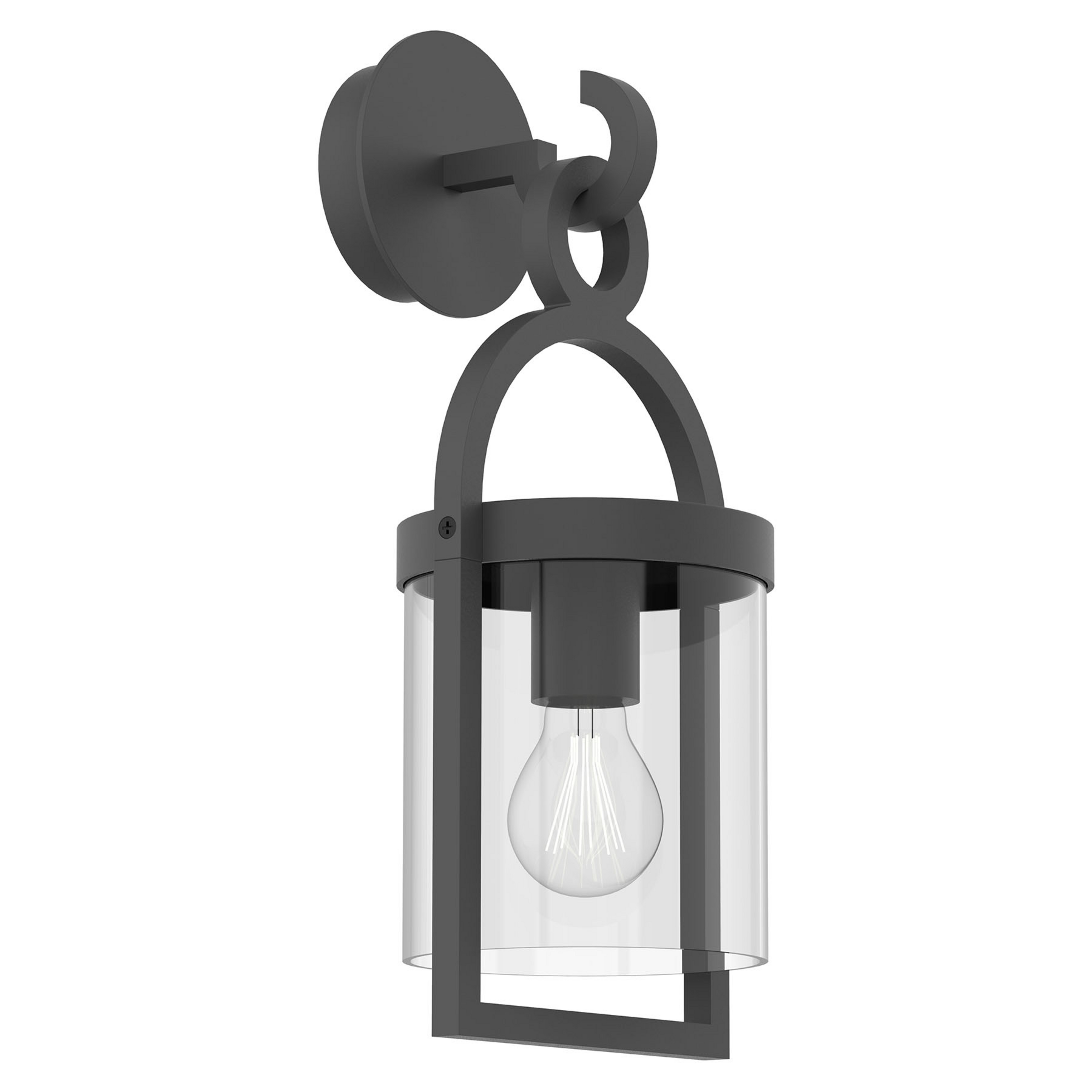 Applique da esterno Maya, grigio scuro