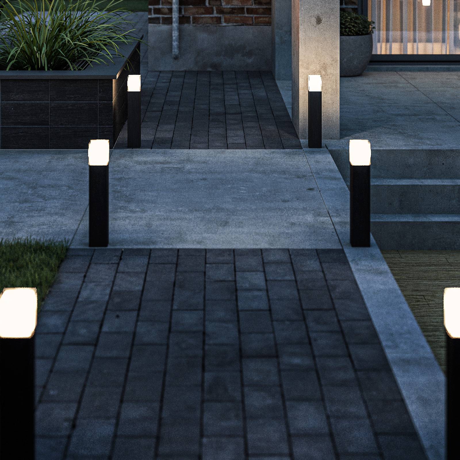Photos - Floodlight / Street Light Smartwares LED path light OOL-50017, aluminium, height 50 cm 