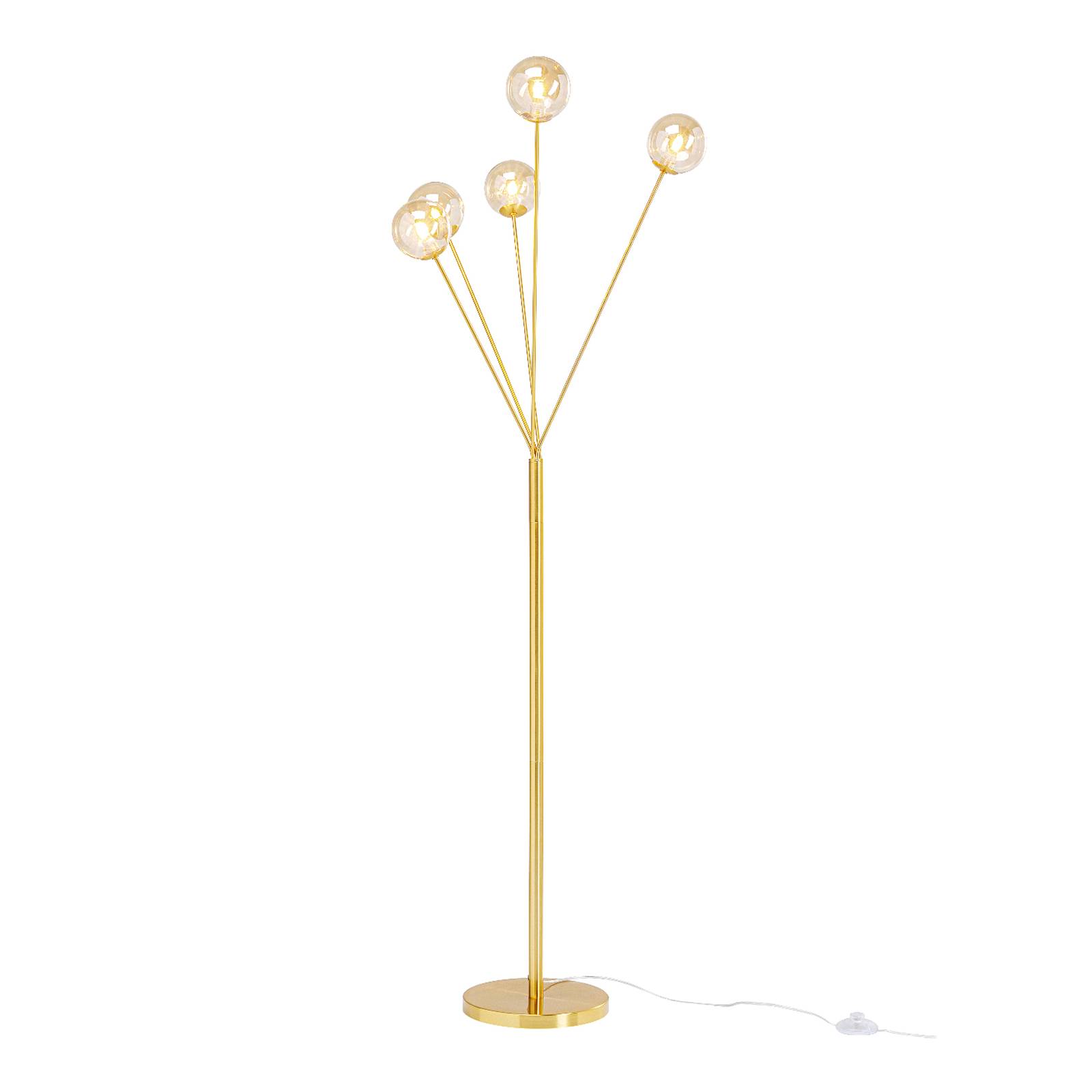 Kare Designer Floor Lamp - Living / Dining Room - Gold