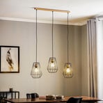 Envostar Finan pendant 3-bulb linear 21 cm