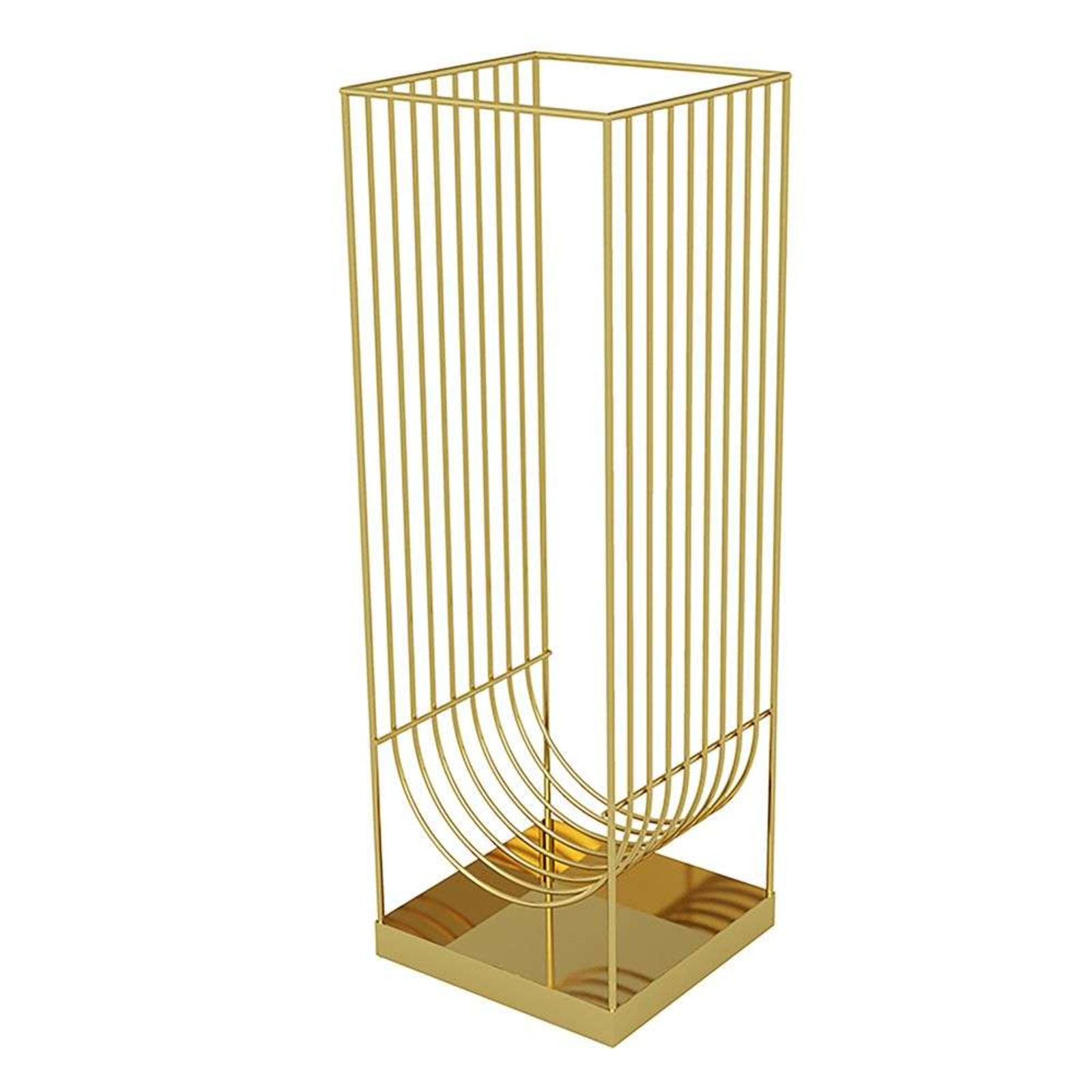 Curva Umbrella Stand Gold - AYTM