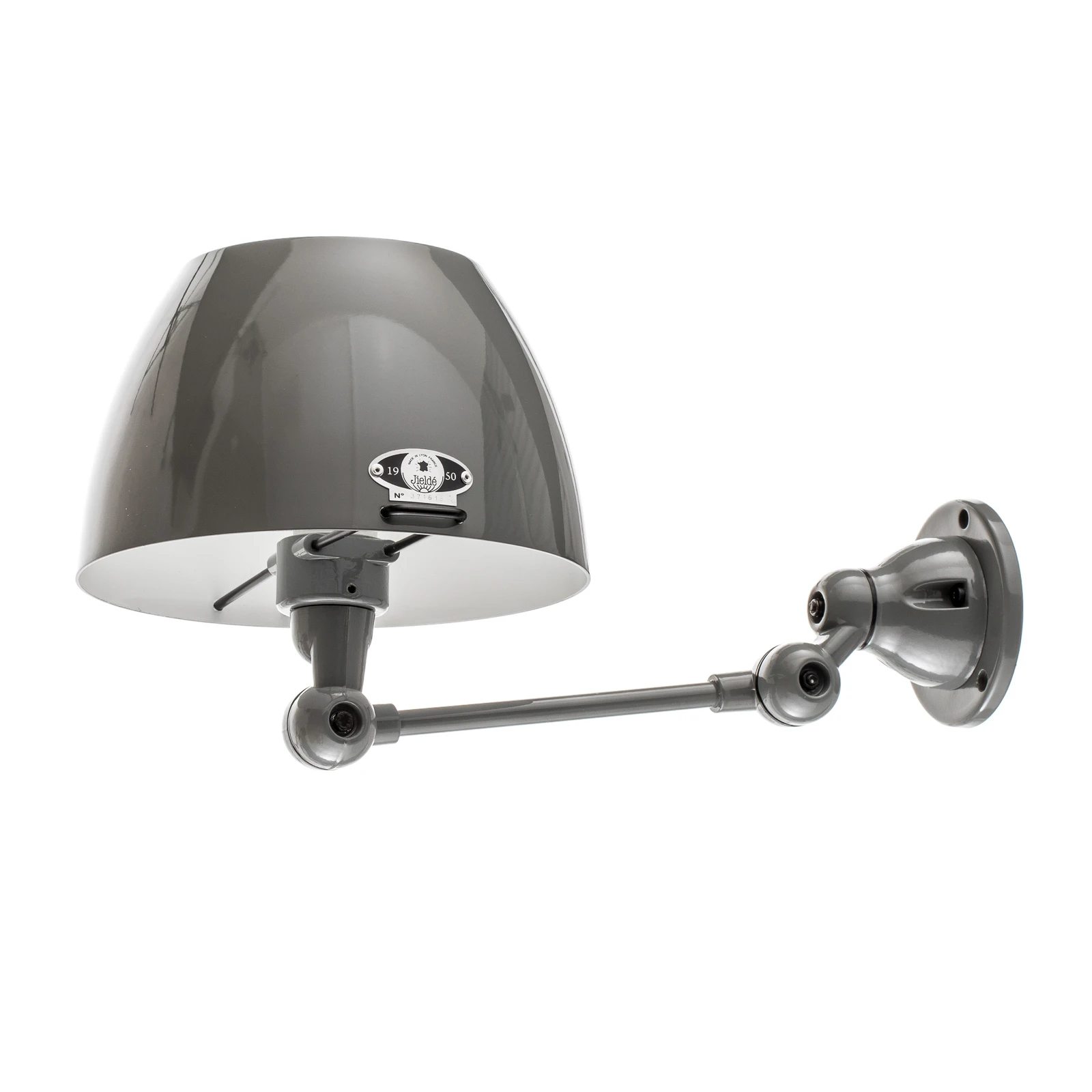 Jieldé Aicler AIC701 lampa ścienna przegub szara