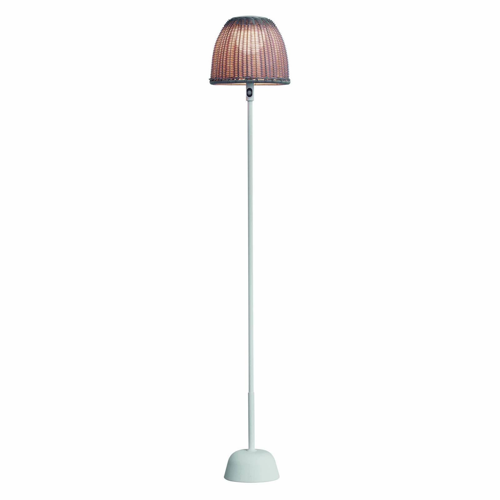 Bover LED-Akku-Stehlampe Atticus 114, naturweiß/beige