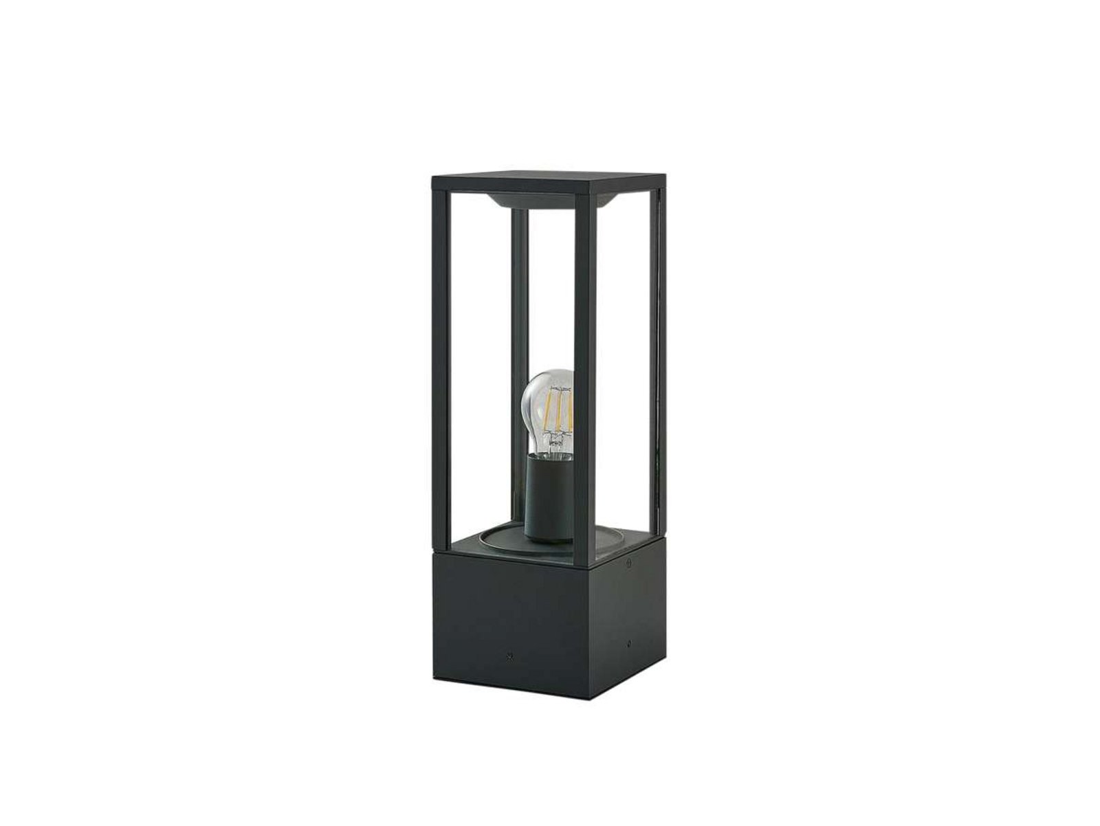 Peldar Trädgårdslampa H40 Dark Grey/Clear - Lindby