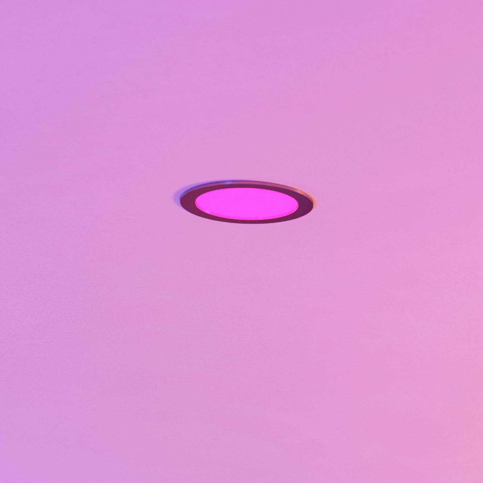 EGLO connect EGLO connect Smart LED podhledové svítidlo Fueva 6-Z, šedé, Ø 16cm