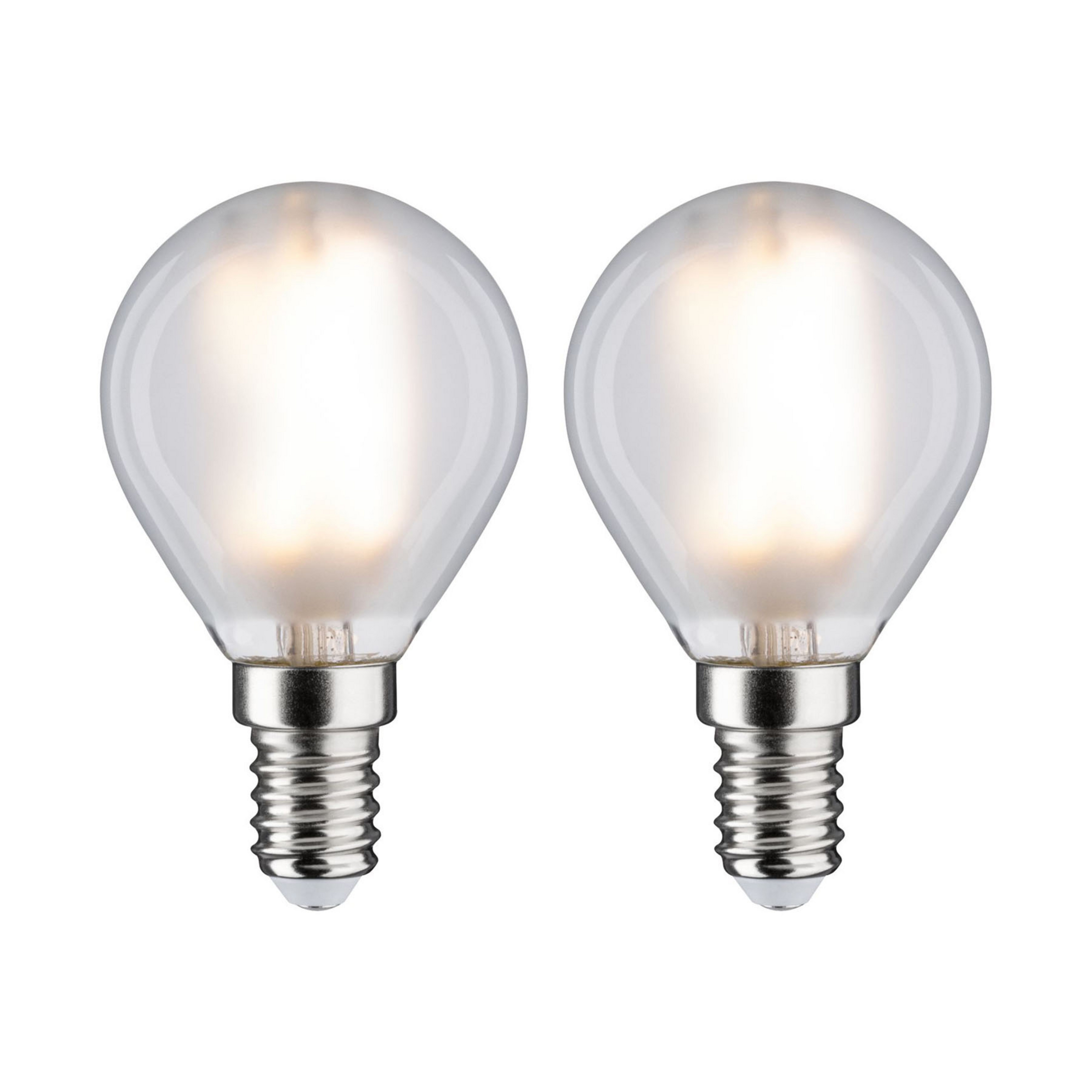 Paulmann 2 ampoules goutte LED E14 4,5W 2 700K mat