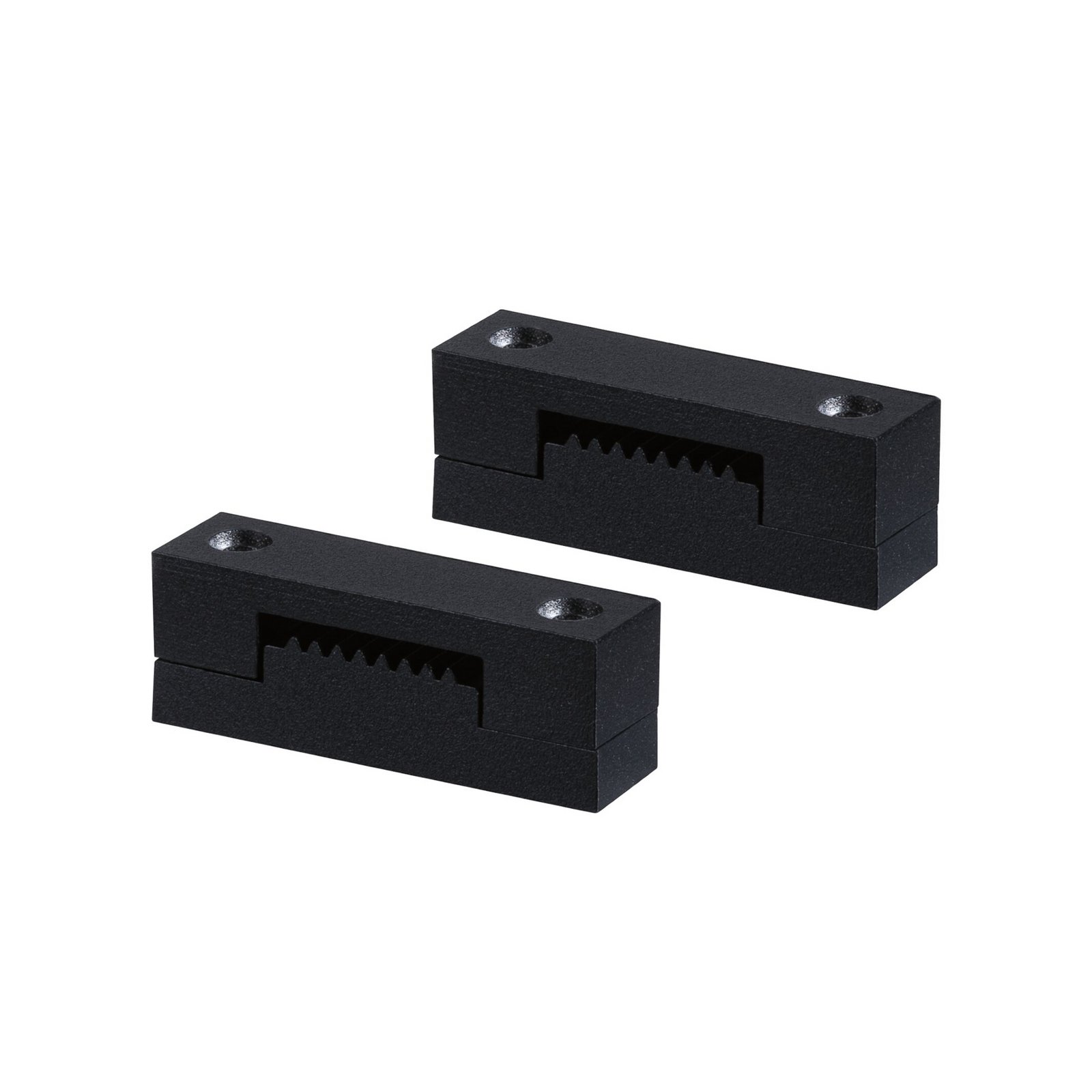 Paulmann ULine Braçadeira para correia, conjunto de 2, preto