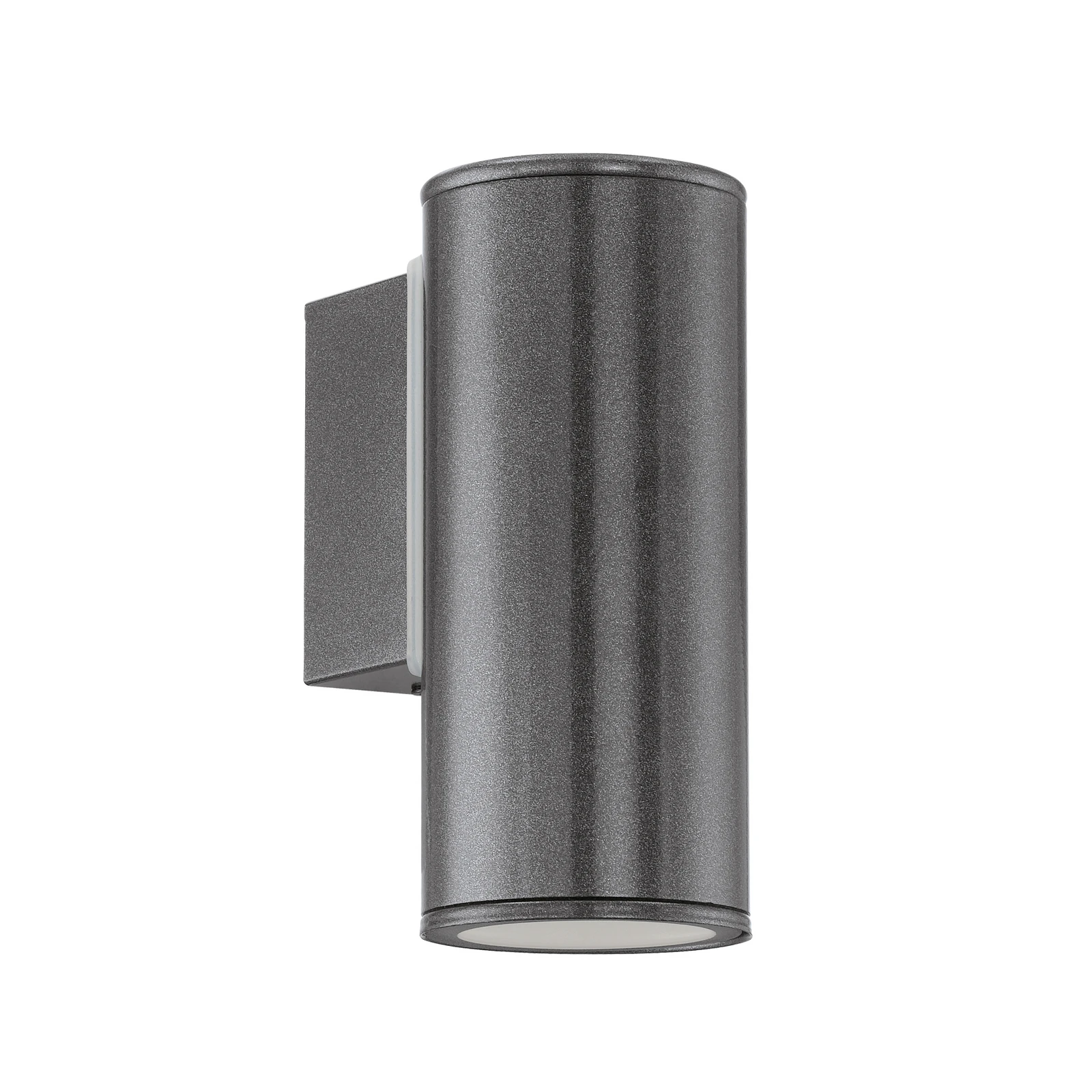 Applique murale Riga, anthracite, hauteur 15 cm, métal