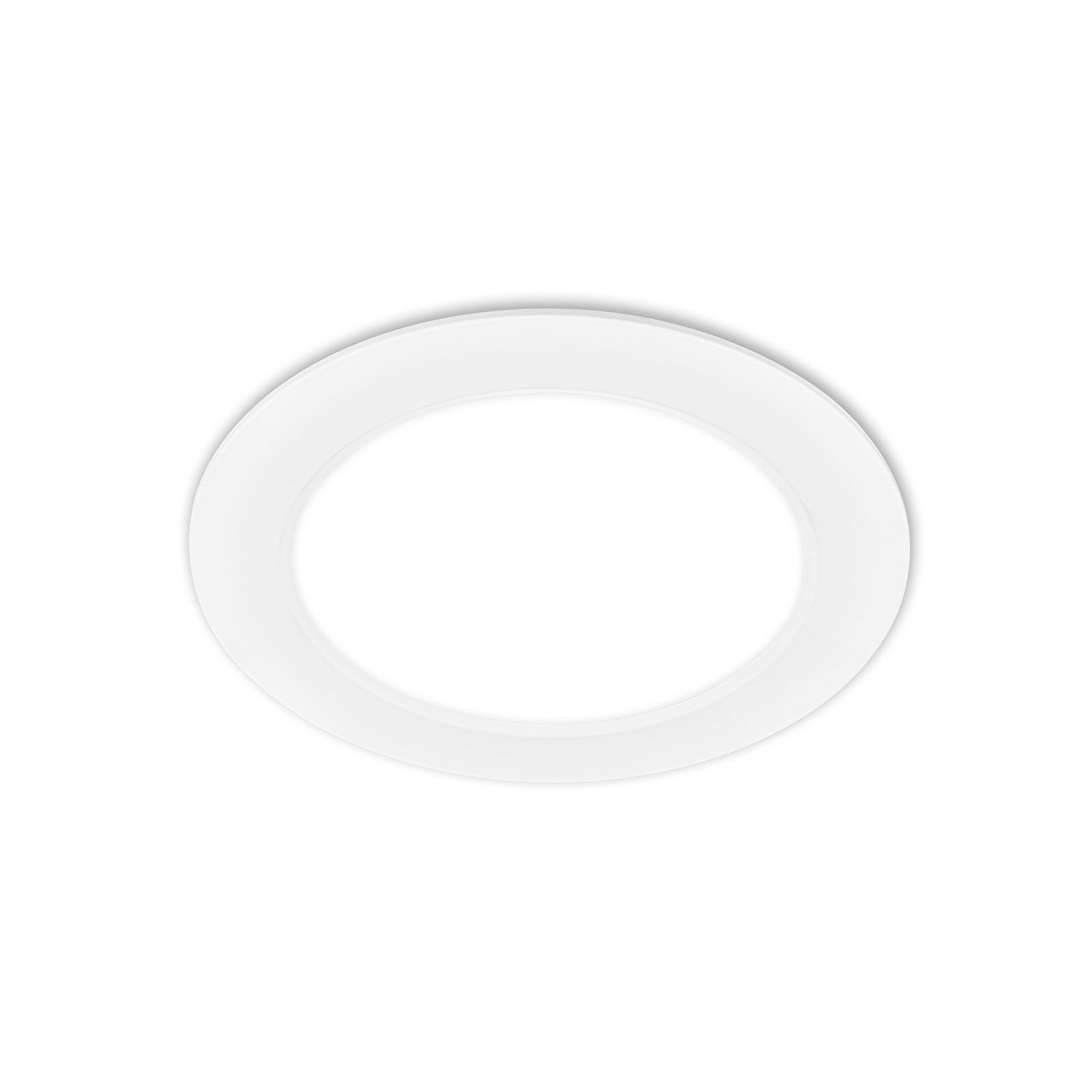 Luminaire encastrable LED Jeft, Ø 17 cm, blanc, 4000K, pas dimmable