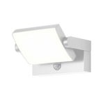 Applique a LED CMD 9111, sensore, bianco, 21 cm, CCT, IP54