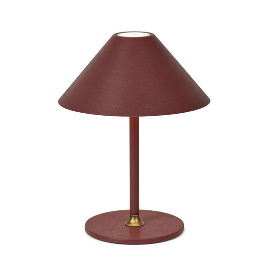 Hygge Portable Table Lamp Ø19 Maroon - Halo Design