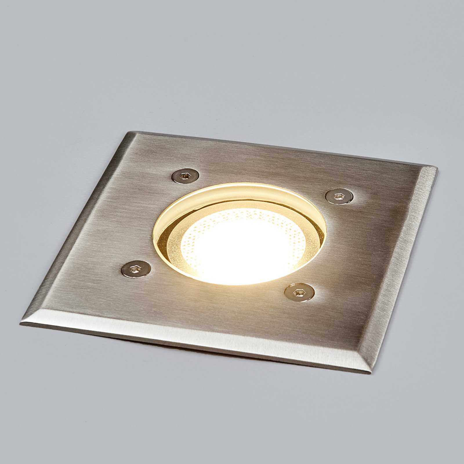 Insa Square Erd Spot IP67 Stainless Steel - Lindby