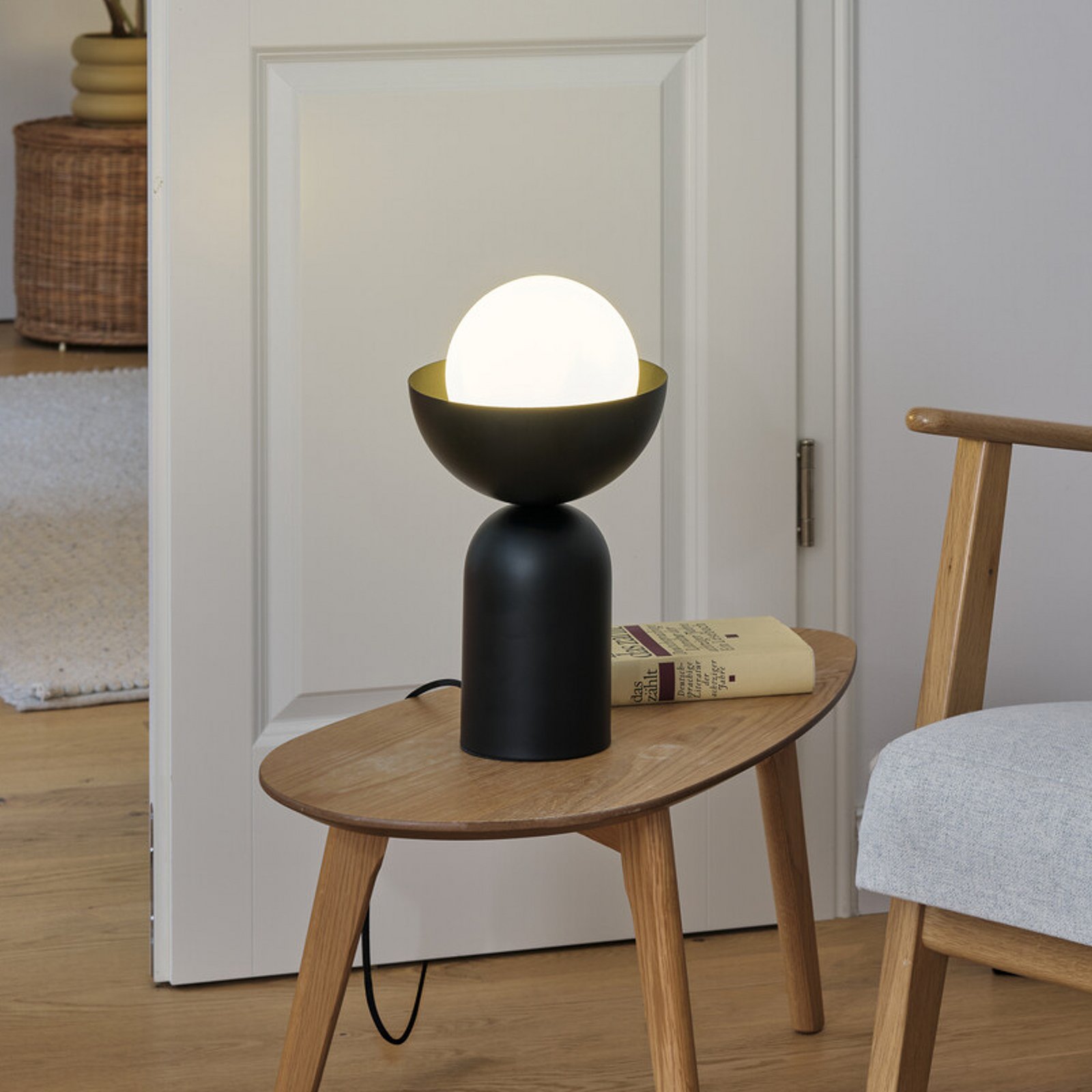 OSRAM tafellamp Decor Bowl, zwart, staal, E14