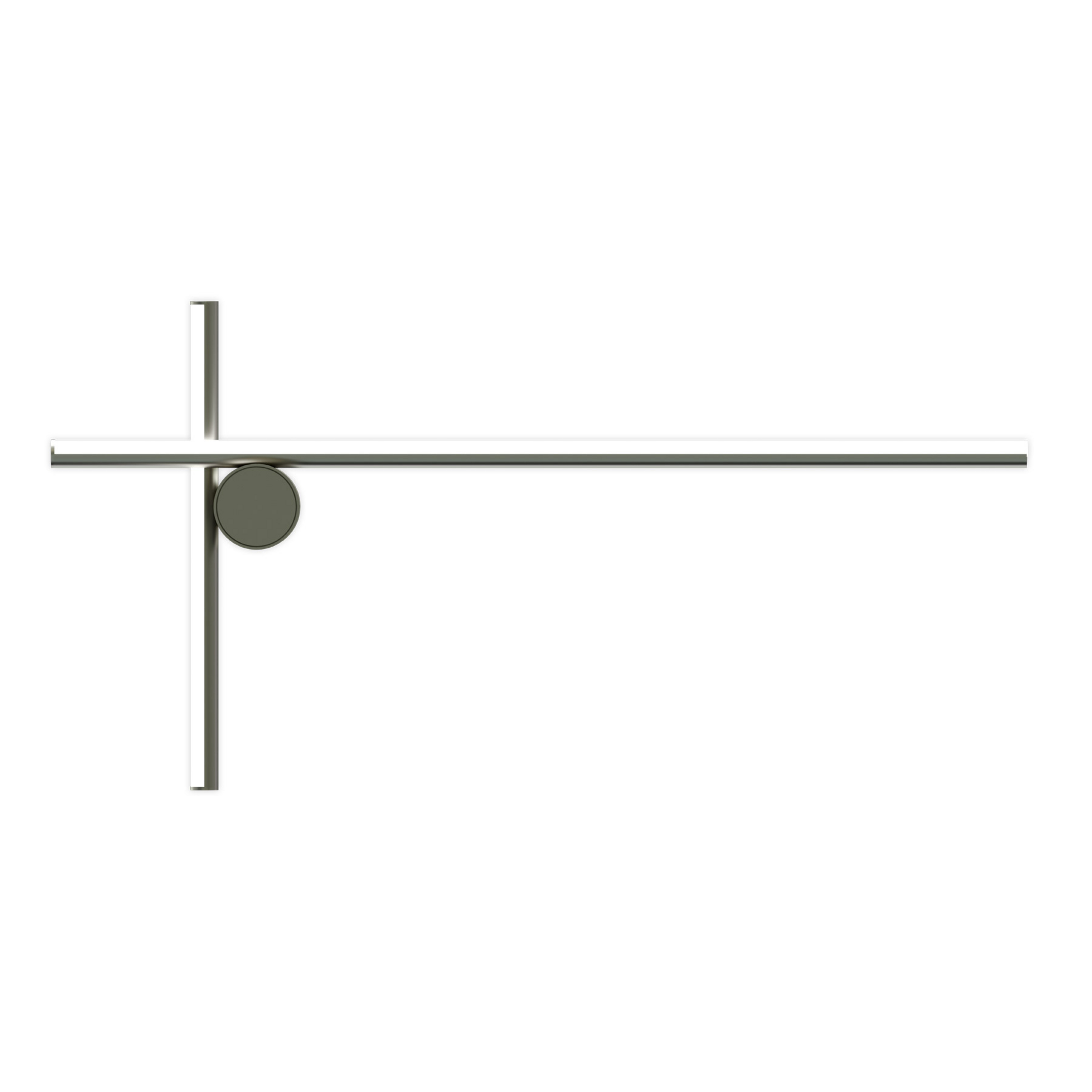 FLOS Coordinates Wall 2 LED-Wandlampe, argent moon