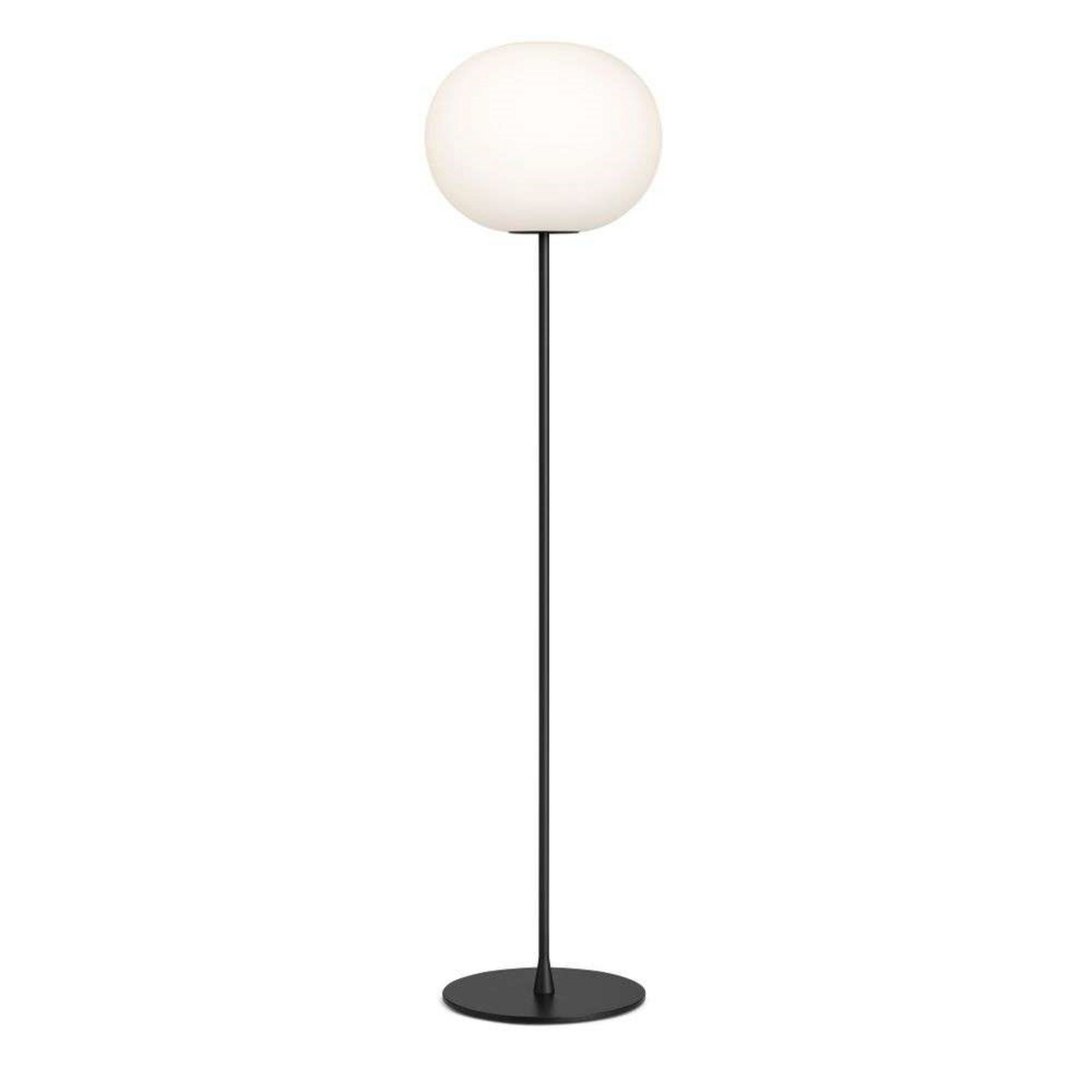 Glo-Ball F3 Candeeiro de Pé Matt Black/Opal - Flos