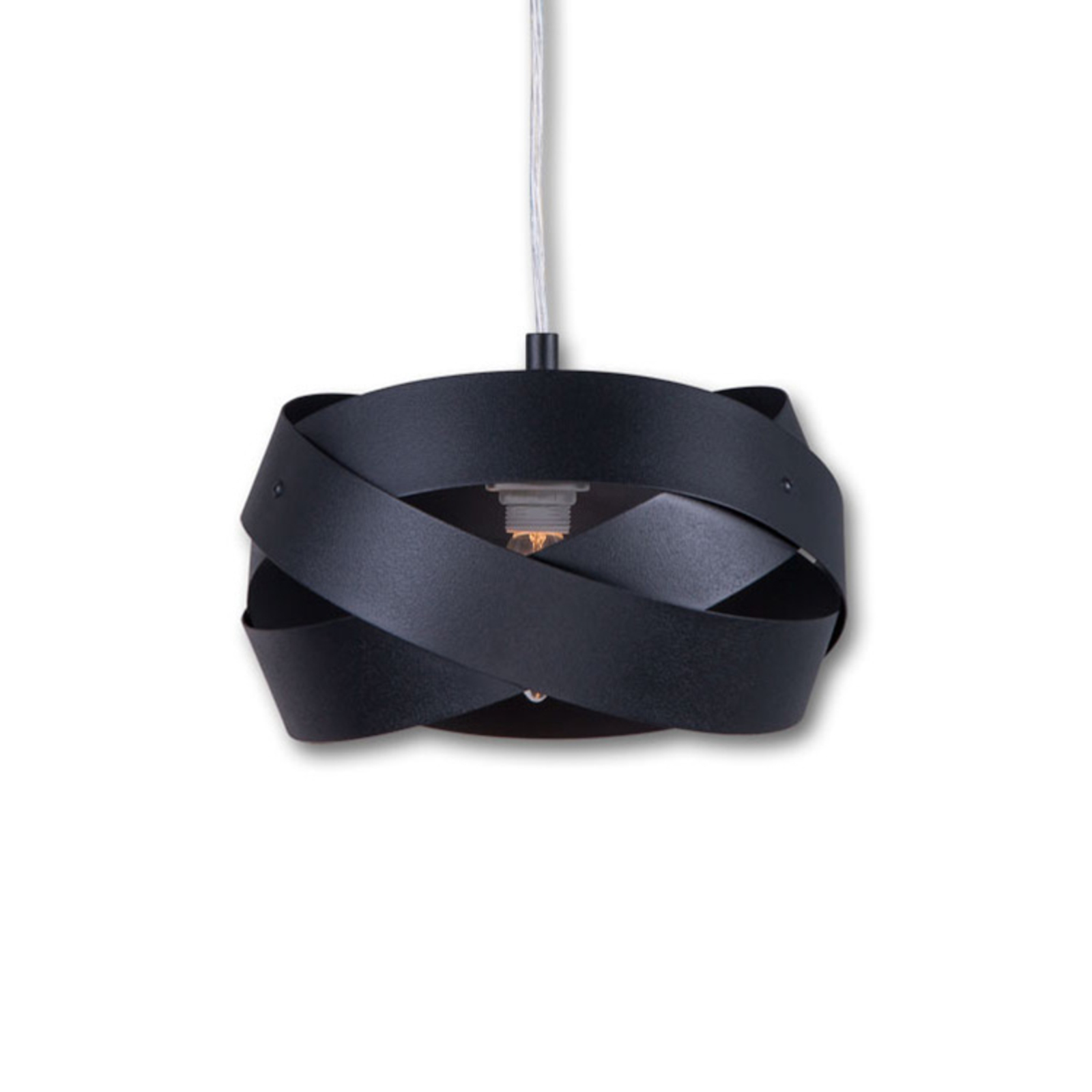 Tornado pendant light Ø 26 cm black
