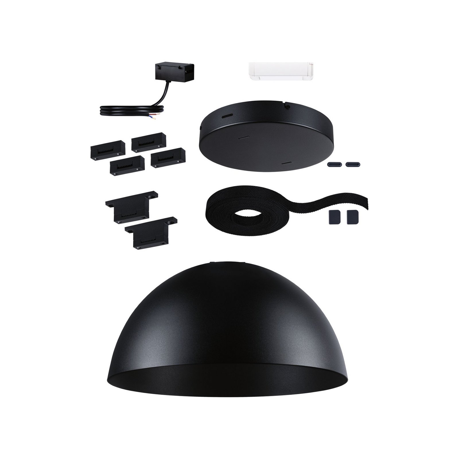 Paulmann ULine Kit de démarrage Bol, noir, longueur de sangle 5 m