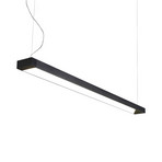 Arcchio LED-Pendellampe Cuna, schwarz, 162cm, Metall