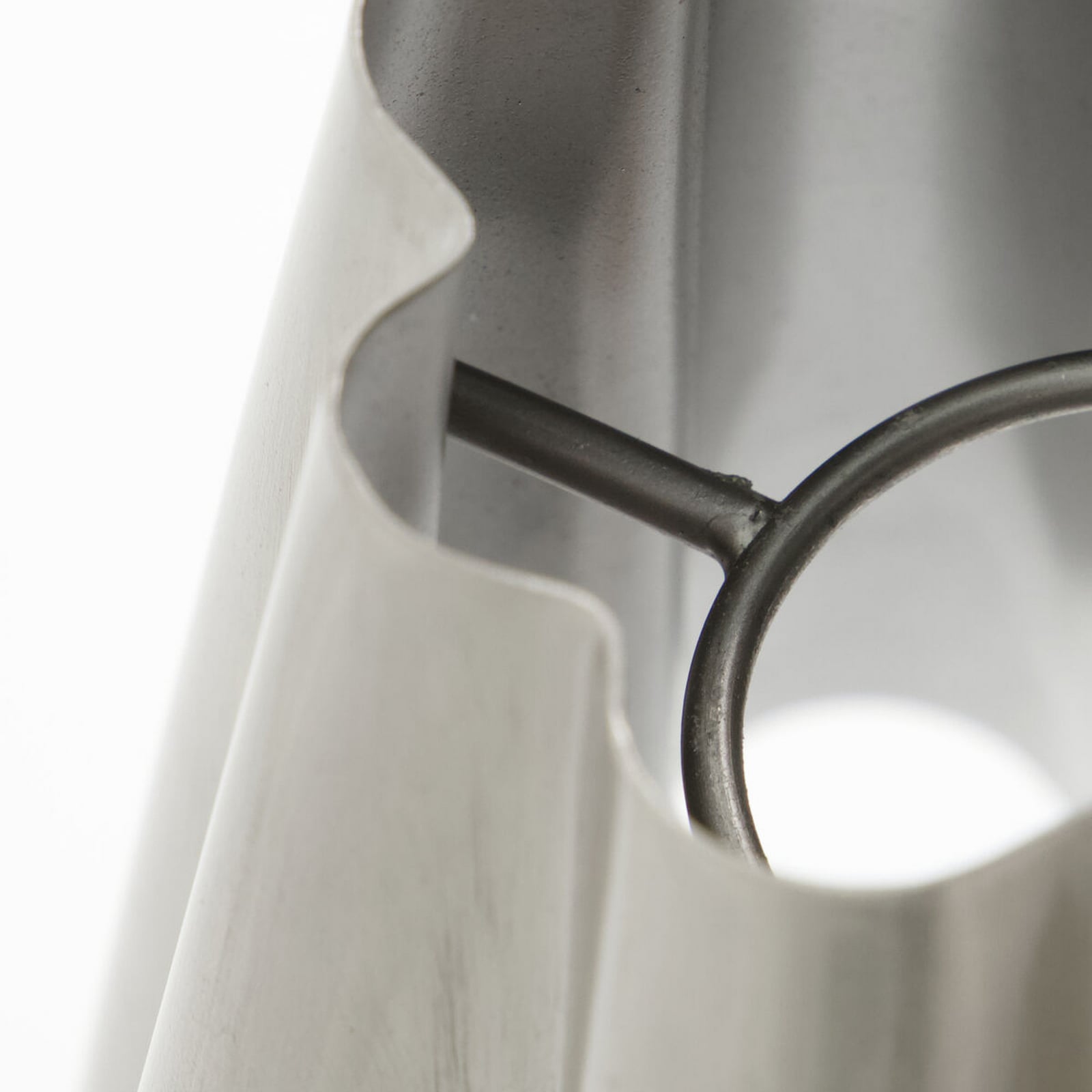 Abajur Flola, prateado, altura 16 cm, metal - House Doctor