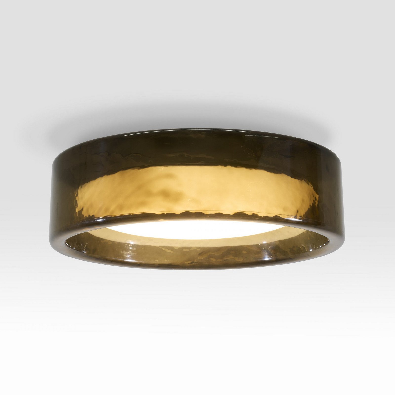 MARSET plafonieră LED Ringo Ø 90 cm gri fumuriu închis - Camera de zi / sufragerie - Design - Plastic