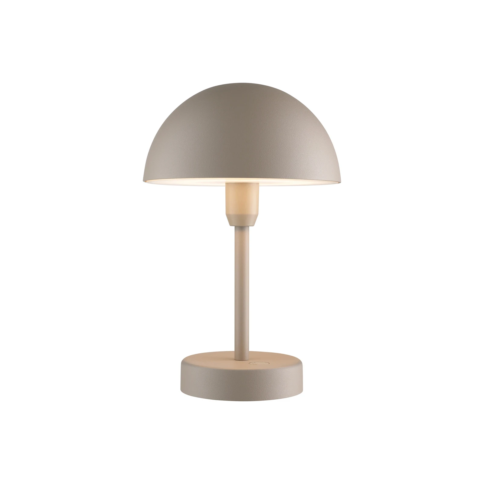 LED rechargeable table lamp Ellen To-Go, beige, aluminium