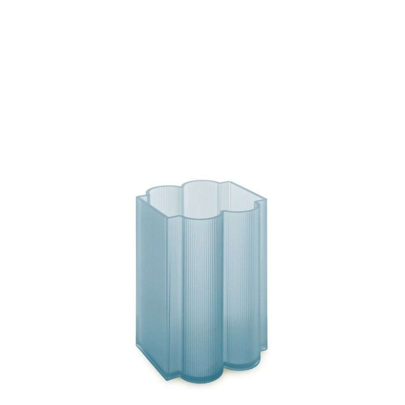 Okra Vase Low Blue - Kartell