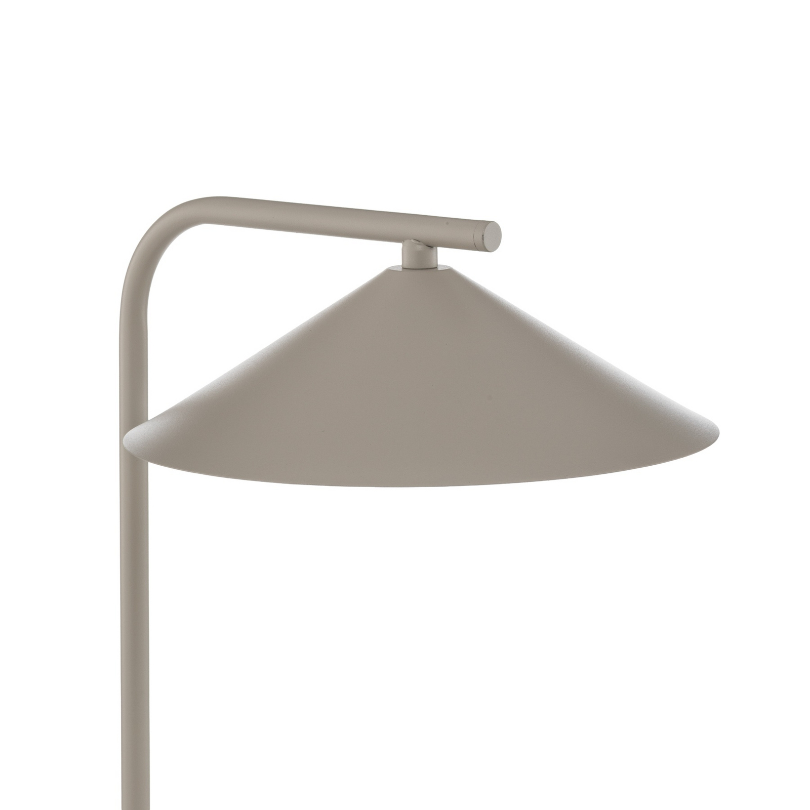 Tischleuchte Lume, creme, Metall, Höhe 42 cm