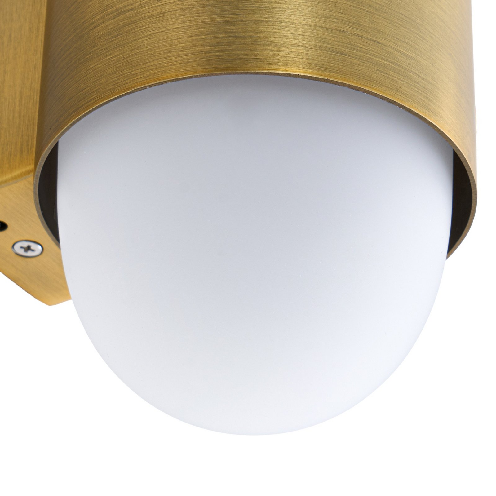 Pilva vanjska zidna svjetiljka, IP44, metal, mesing, E27 - Lindby Pilva vanjska zidna svjetiljka, IP44, metal, mesing, E27 - Lindby