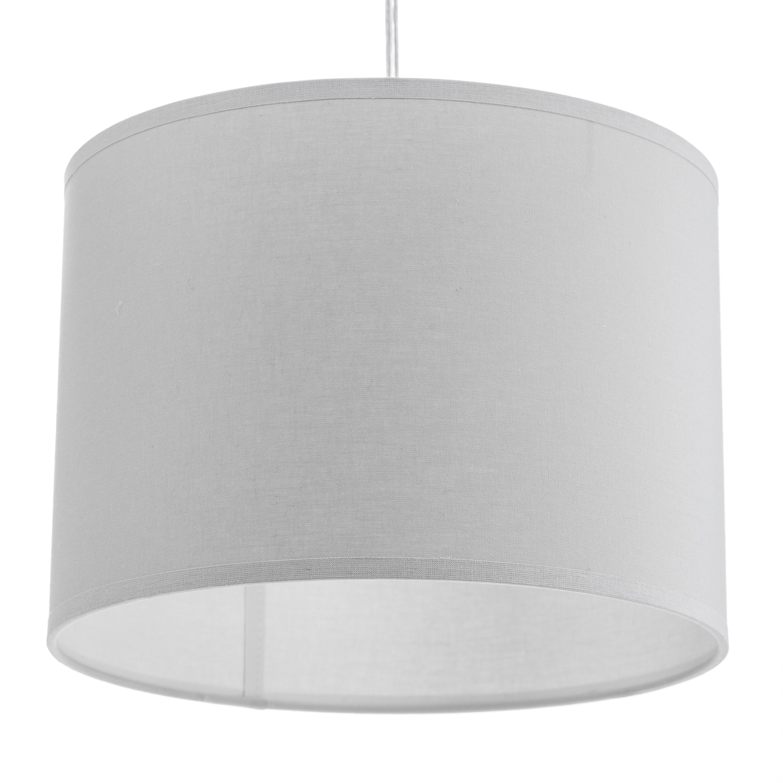 Závesná lampa Corralee, sivá, 3-plameňová