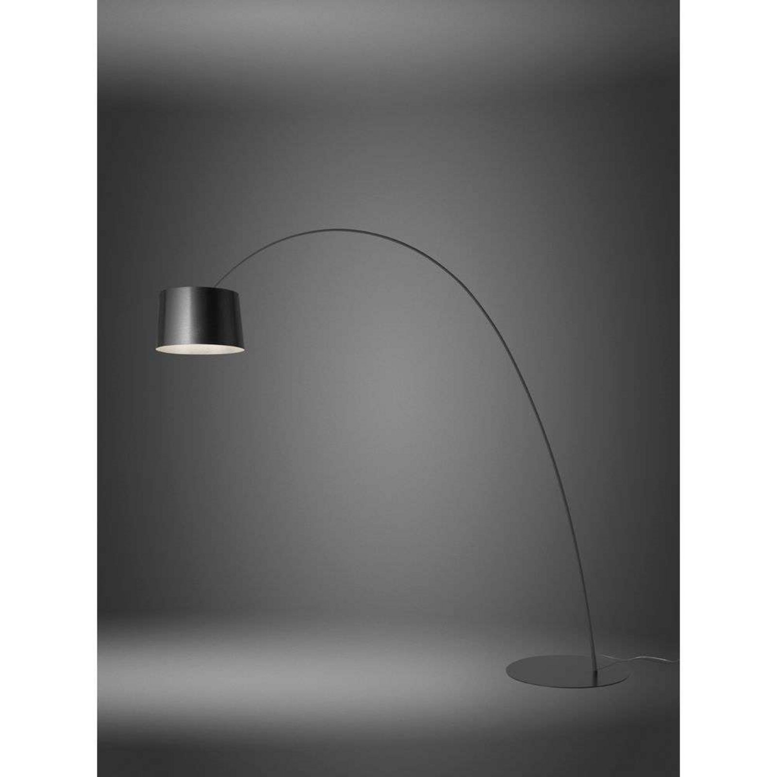 Twiggy Elle Lampadar Tunable White Graphite - Foscarini