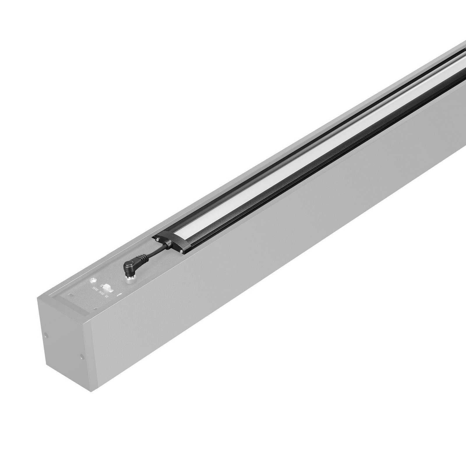 SLC LED-es beeső fénymodul Click 140 cm hosszúsághoz, fekete, CCT