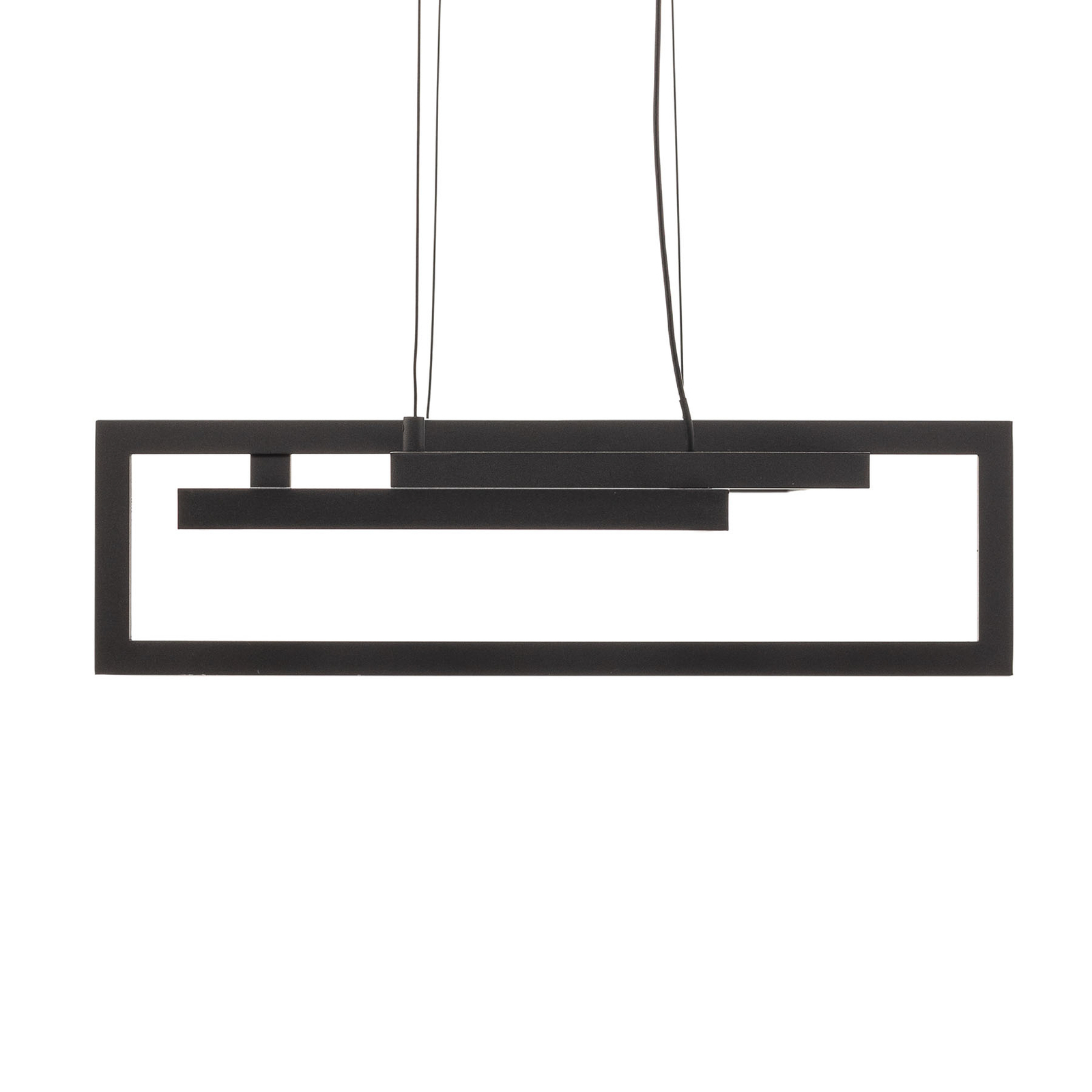 LED-hänglampa Salinas, 3 000 K, matt svart