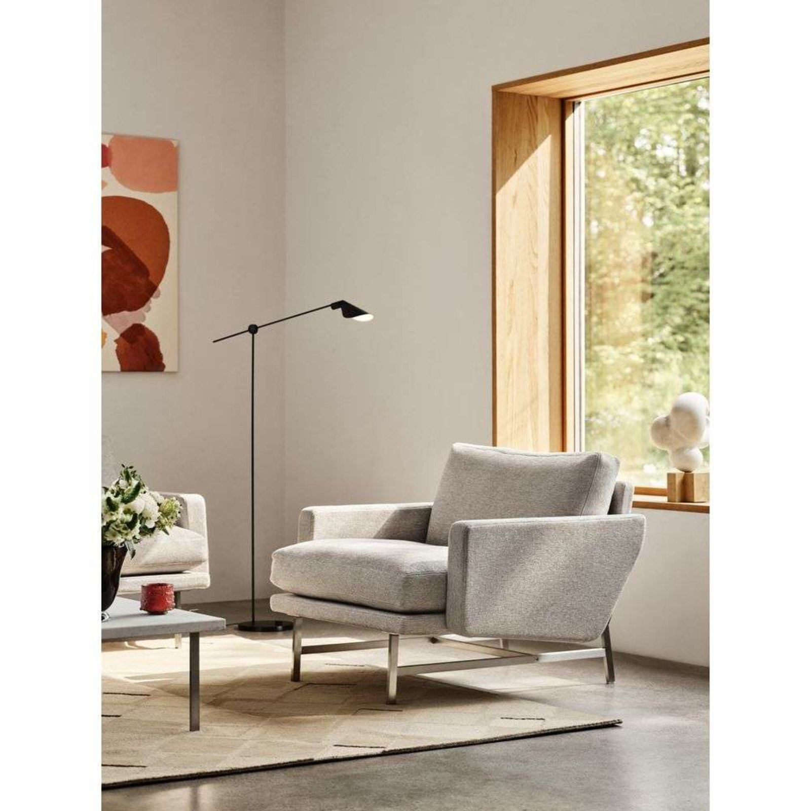 MS Series MS011 Podna lampa Crna PVD - Fritz Hansen