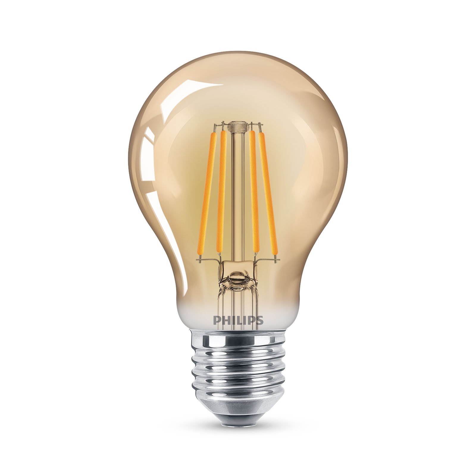 Vaak gesproken Regeren Achternaam Philips LED lamp filament E27 A60 4W 2.500K | Lampen24.be