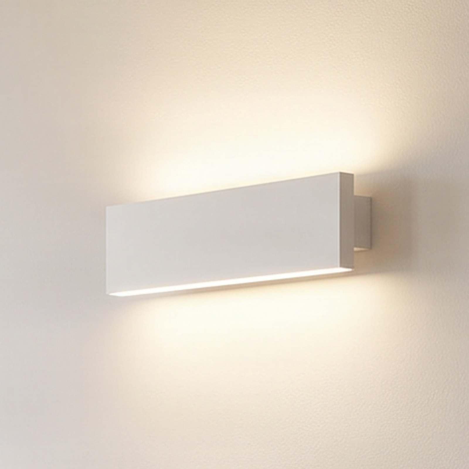 Kinkiet LED Lindby Ignazia, 28 cm, biały, metal, góra/dół