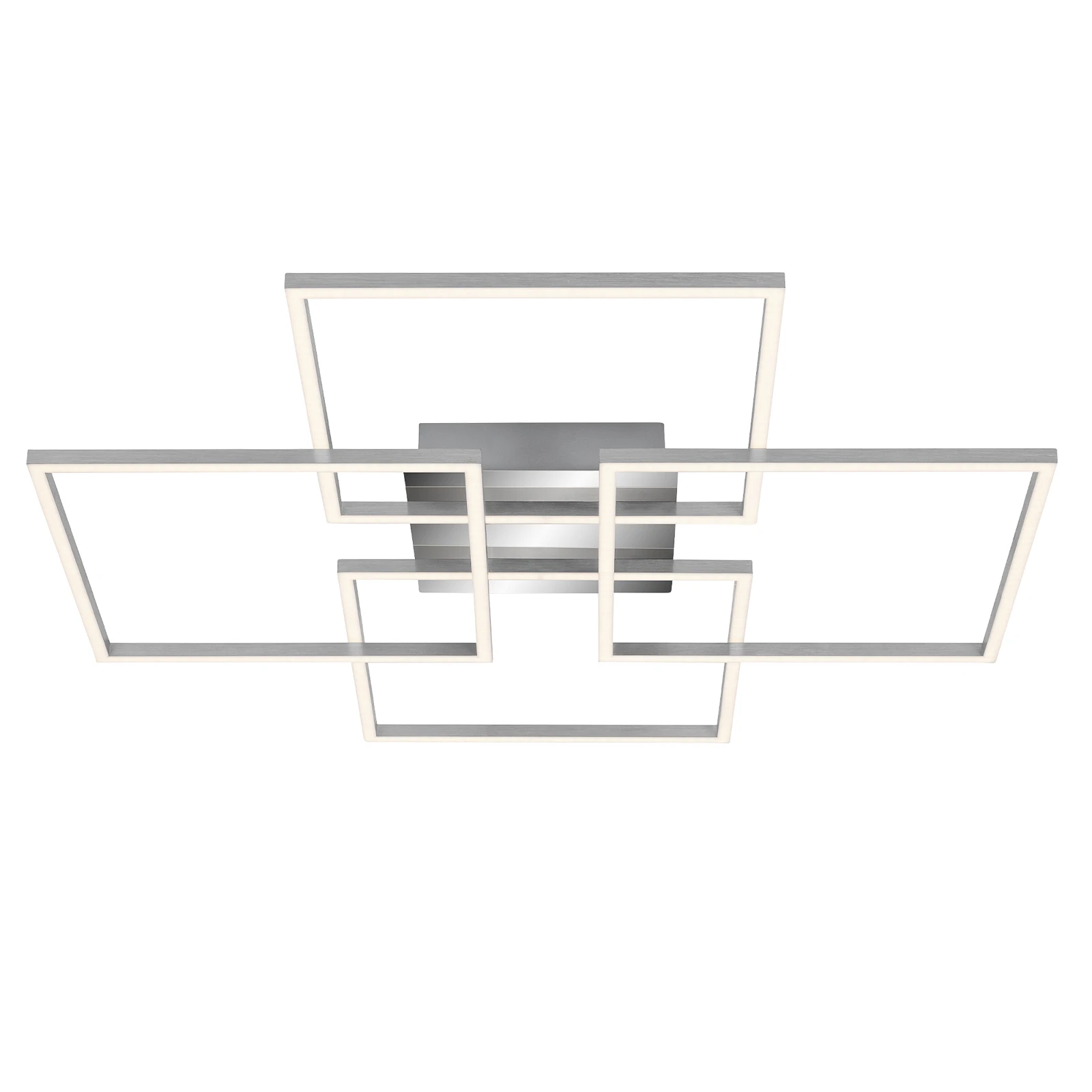 Plafonnier LED Frames, 4 carrés, pivotant