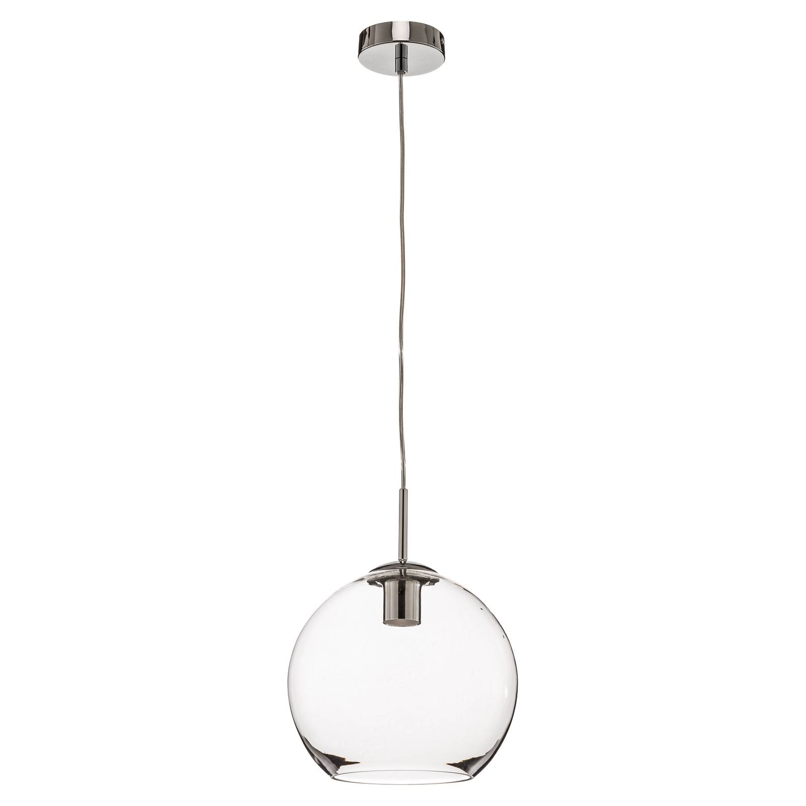 Suspension ronde Balls 25 cm verre translucide