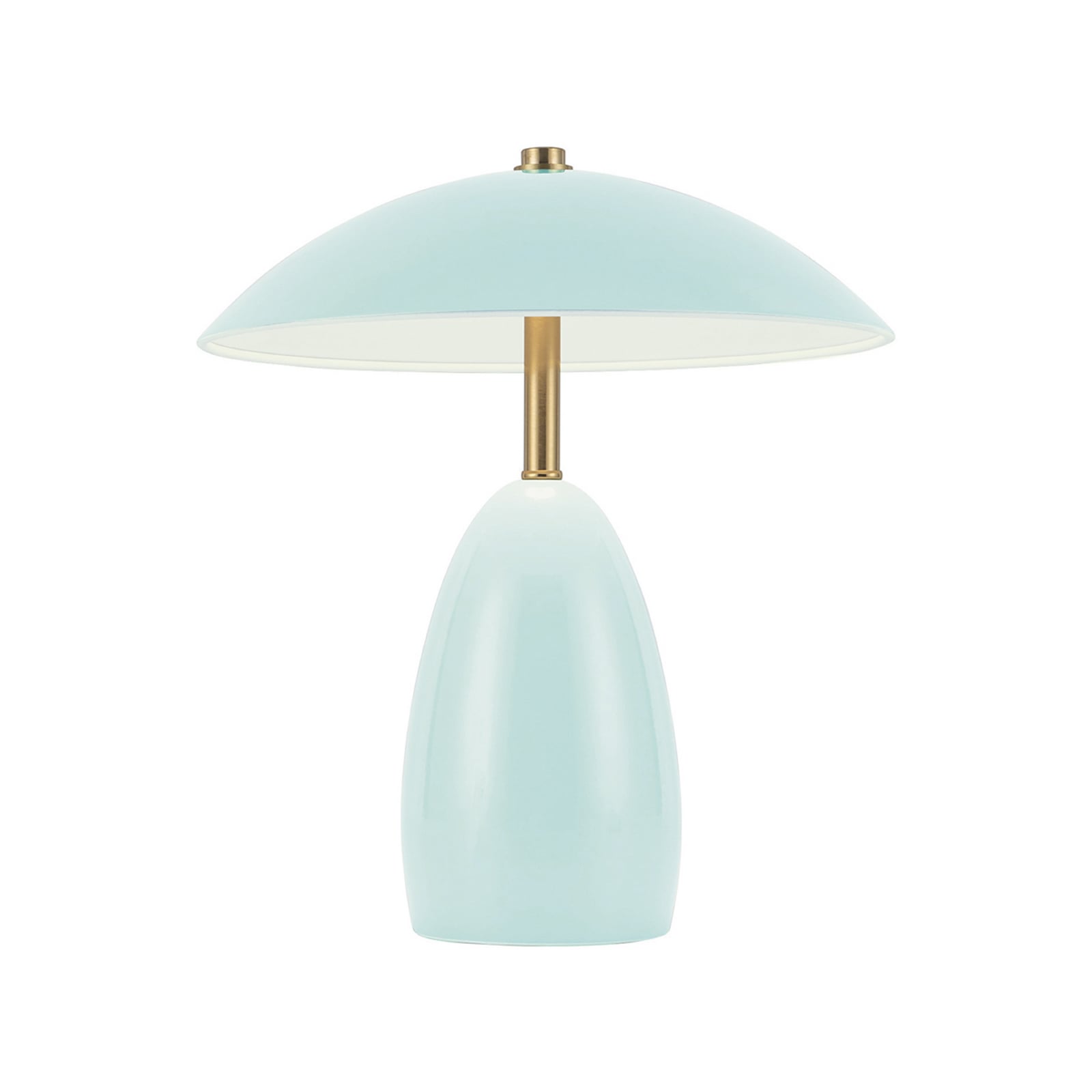 LED galda lampa ar akumulatoru „Poppy“, gaiši zila, augstums 27 cm, metāla, ar LED galda lampa ar akumulatoru „Poppy“, gaiši zila, augstums 27 cm, metāla, ar