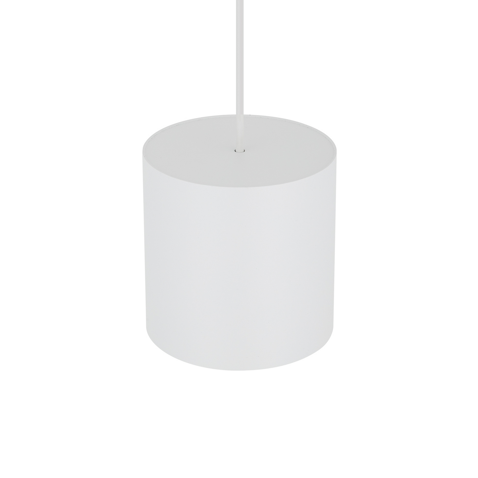Point Duo pendant light, white, steel, Ø 13 cm, GU10