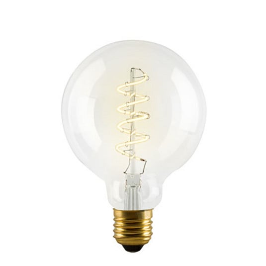 Bombilla LED 4W (180lm) Ø95 Transparente CRI90 Regulable E27 - e3light